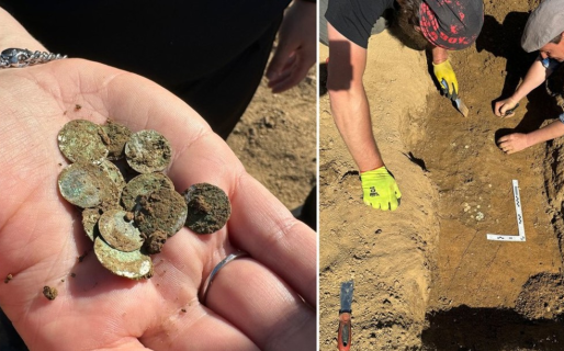 Una mujer paseaba por el campo y encontró un increíble tesoro medieval