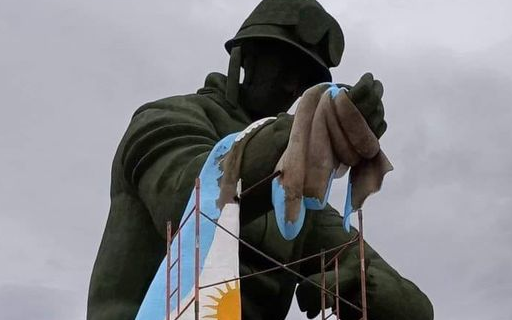 Inaugurarán en la Patagonia el monumento al Soldado Argentino más alto del país