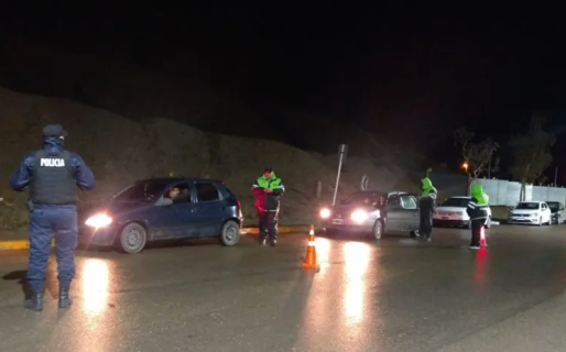 Se detectaron cuatro alcoholemias positivas en controles policiales