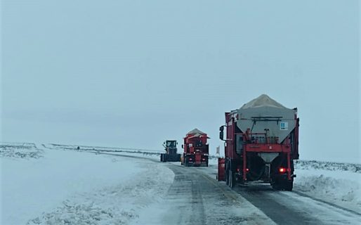 Trabajadores de Vialidad Provincial fueron agredidos en medio del temporal en Ruta N°3