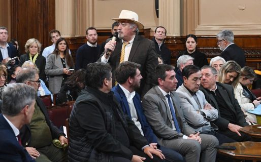 Macharashvili junto a intendentes presentaron el proyecto de «Creación del Fondo Federal de Compensaciones para el Transporte Público»
