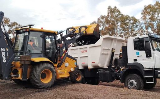 Se realizarán trabajos de bacheo en el tramo de Paso de Indios- Tecka