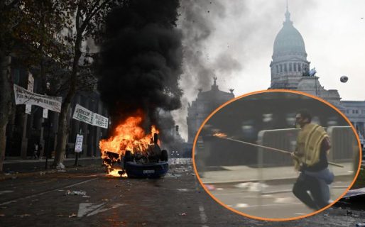 Del “gordo mortero” al enmascarado que lanzó una jabalina con fuego en el Congreso