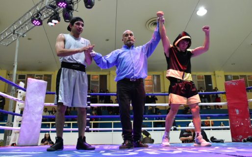 Festival de Boxeo Amateur: Cheuque se impuso en la pelea de fondo