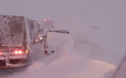 Hace más de 25 horas, varias familias se encuentran varadas en la RN3: «No llegó ninguna ayuda»