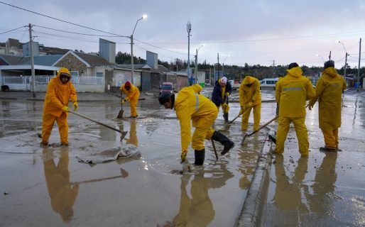 Desde el Municipio aseguran que «hay calles anegadas y están redoblando esfuerzos para trabajar»
