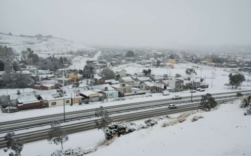 Continúa el alerta amarillo por nevadas en la ciudad