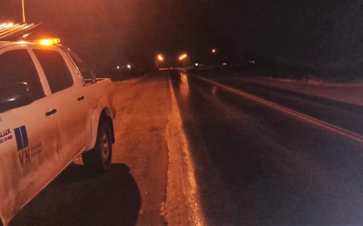 Piden precaución para circular rutas ante calzada húmeda y banquinas inestables