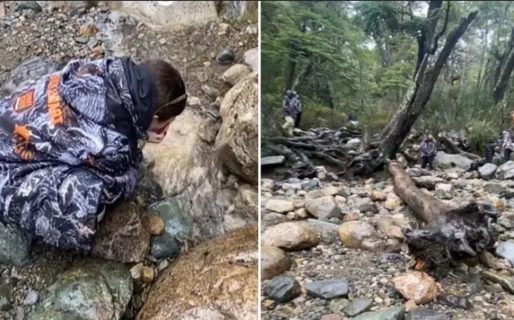 Una estudiante tomó agua de un río en Bariloche y descubrió algo asqueroso: “Antes de la tragedia”