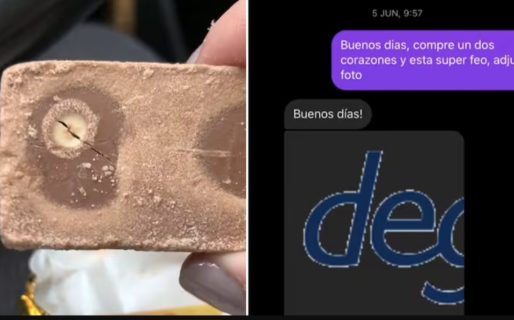 Una joven compró un chocolate que estaba en mal estado, hizo el reclamo y recibió una respuesta inesperada