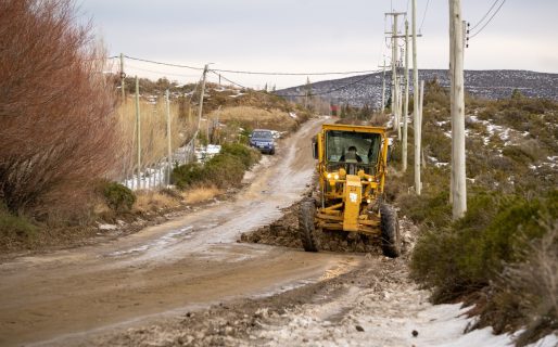 Se habilitaron puentes peatonales y se aseguró la traza vial para el transporte urbano en Comodoro