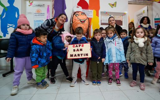 Jardín de infantes visitó el Centro de Salud para ser promotores de hábitos saludables