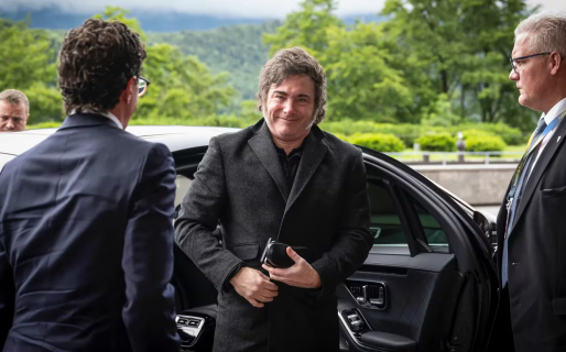 Javier Milei participa en la cumbre por la paz sobre Ucrania y refuerza su alineamiento con Kiev