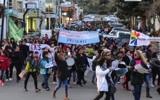 Nueva marcha de «Ni una menos» en Comodoro