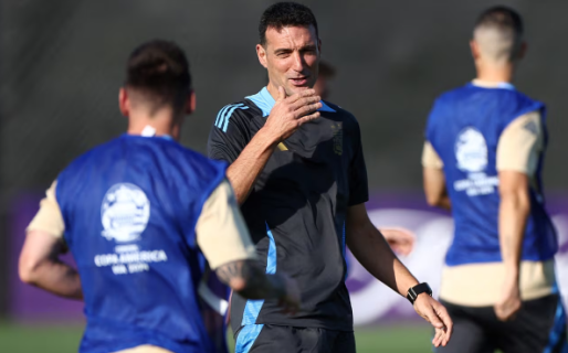 Lionel Scaloni evalúa hacer un solo cambio en la Selección argentina para jugar ante Chile por la Copa América