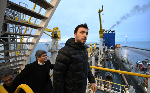 Torres: «Comenzó el dragado en el puerto de Comodoro Rivadavia»