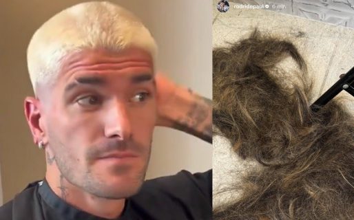 Rodrigo De Paul lo hizo de nuevo: el jugado cambio de look, junto a su hija, a horas de la final de la Copa América