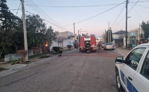 Se incendió una vivienda por un cortocircuito
