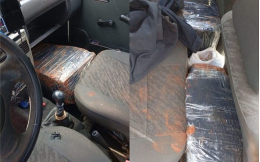 Intentó huir de un control vial con más de 150 kilos de marihuana