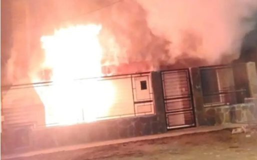 Se le incendió la casa por un desperfecto eléctrico