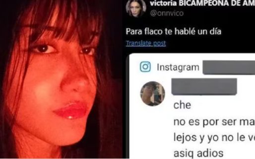 El insólito mensaje de Instagram que un chico le envió a una joven después de hablarle por primera vez