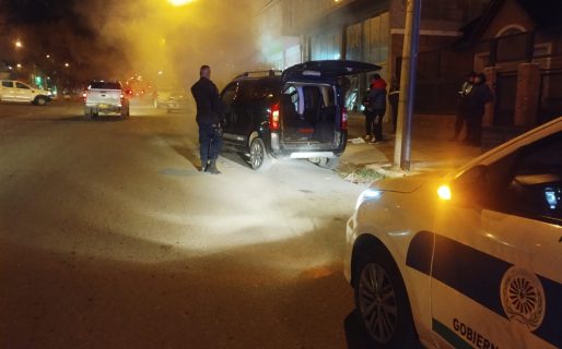 Se incendió un vehículo en avenida Kennedy