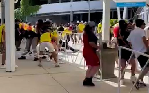 Incidentes en la previa de la final de la Copa América: fanáticos colombianos intentaron entrar por la fuerza y cerraron las puertas del estadio
