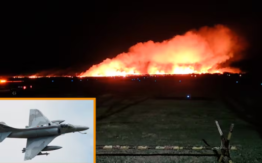 Se accidentó un avión de la Fuerza Aérea y murió el piloto