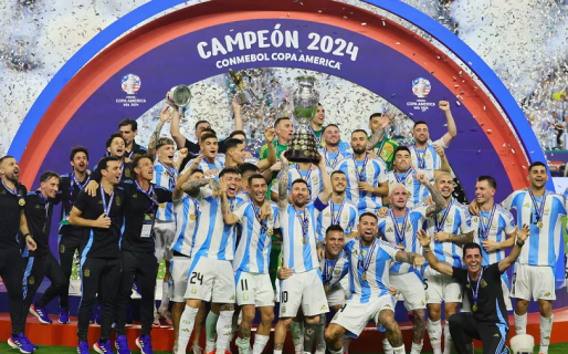 Tras la conquista de Argentina en la Copa América, así quedó la tabla histórica de títulos de las selecciones del mundo