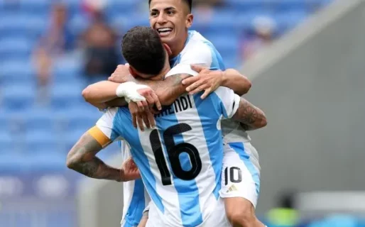 La Sub-23 le ganó 2-0 a Ucrania y se metió en los cuartos de los Juegos Olímpicos