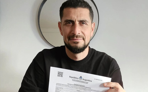 Arias terminó el secundario y bajó un esperanzador mensaje