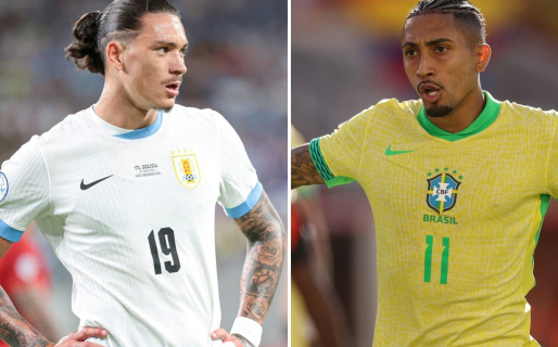 Uruguay y Brasil se enfrentan por el pase a semifinales de la Copa América 2024