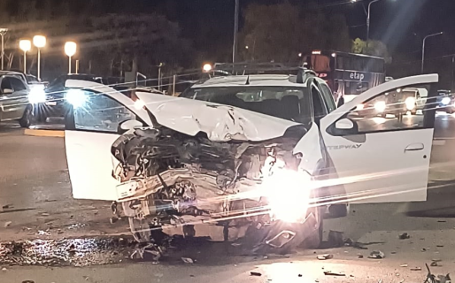 Un grave choque en Comodoro dejó tres heridos