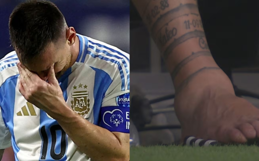 Un joven creó un llavero con el pie hinchado de Messi en la final de la Copa América y es furor en las redes