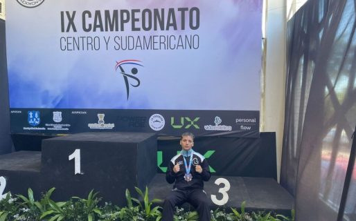Micael Ruhmling se quedó con la medalla de bronce en el IX Campeonato Centro y Sudamericano