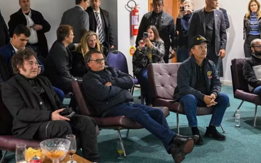 Milei y Bolsonaro vieron juntos la derrota de Brasil en la Copa América