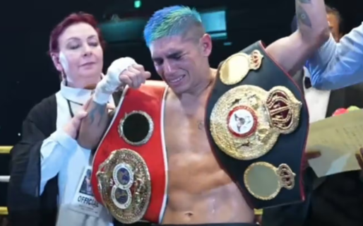 El Pumita Martínez hizo historia en Japón y es el nuevo campeón mundial supermosca