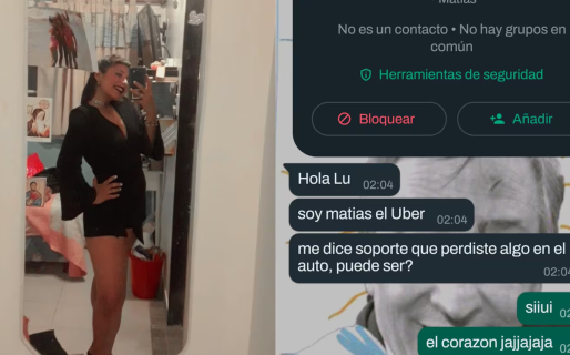 A una joven le pareció lindo el conductor del Uber y tomó una curiosa decisión que se volvió viral