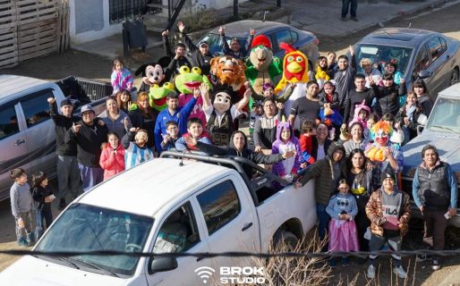Este domingo, un grupo de familias saldrá a repartir golosinas por los barrios de la ciudad
