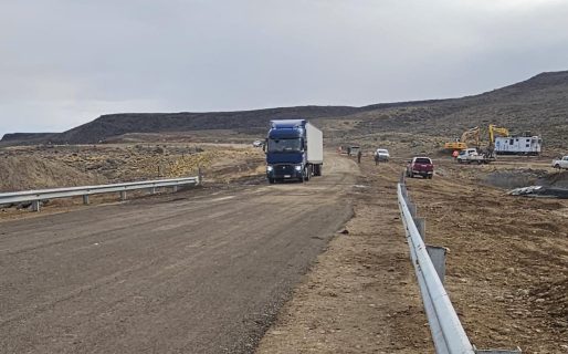 Finalizó la construcción de la alcantarilla en Ruta N°26 y se retomó la circulación normal