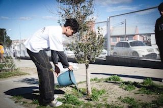 Urbana celebró el Día del Árbol con alumnos de la Escuela Nº 737