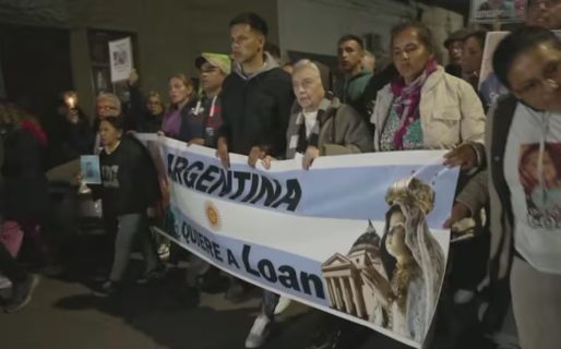 A dos meses de la desaparición de Loan, familiares y vecinos realizaron una multitudinaria marcha en Goya