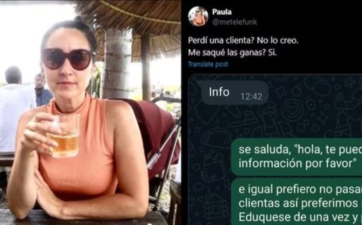 Una joven se enojó por WhatsApp con una clienta y la captura del chat se hizo viral en las redes