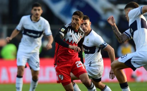 Con un equipo alternativo, River empató 1-1 con Gimnasia en la Liga Profesional