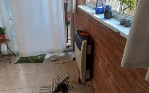 Un adolescente de 14 años, escaló una reja y forzó una ventana para robar