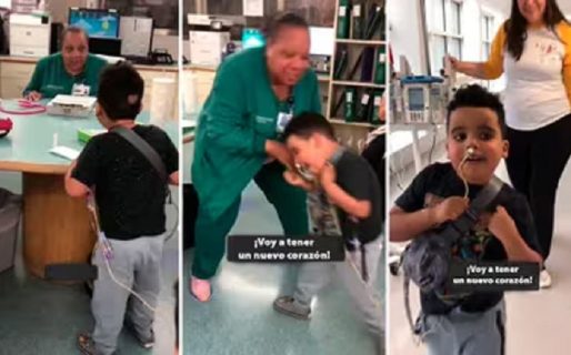 “¡Me darán un corazón nuevo!”: la feliz reacción de un niño de 6 años al saber que recibirá un trasplante
