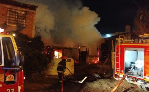 Incendio de vivienda en barrio San Cayetano: solo se registraron pérdidas materiales
