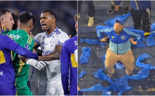Cruzeiro denunció gestos racistas tras el partido ante Boca por los octavos de final de la Copa Sudamericana