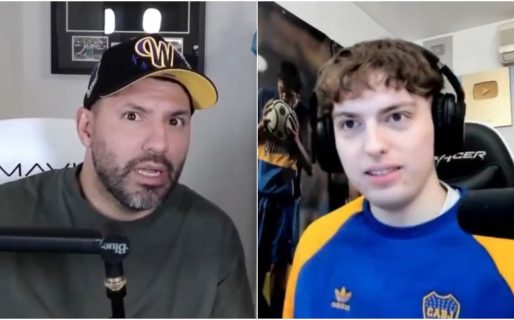 La fuerte advertencia del Kun Agüero al streamer Davoo Xeneize tras la eliminación de Boca en la Sudamericana