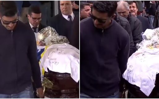 Último adiós a Juan Izquierdo: el desgarrador llanto del capitán de Nacional mientras llevaba el ataúd